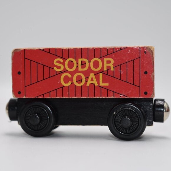 Thomas & Friends Wooden Railway Sodor Coal Car 2003 Learning Curve - Picture 1 of 9
